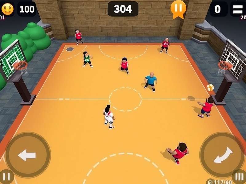 Bounce Basket Pro Gameplay Screenshot